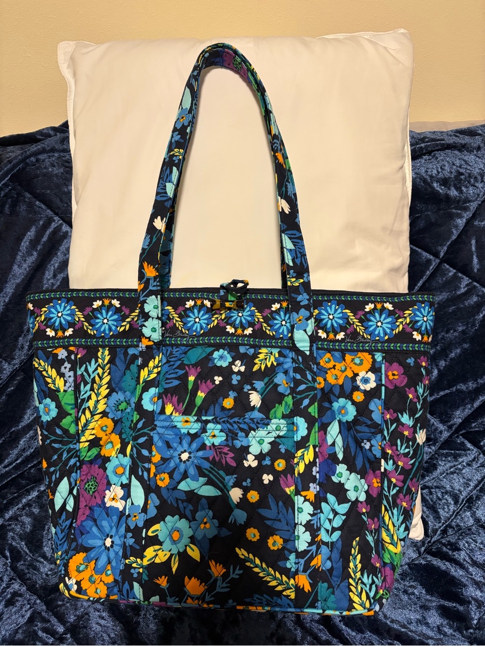 Vera Bradley Midnight blues Computer Tote Bag